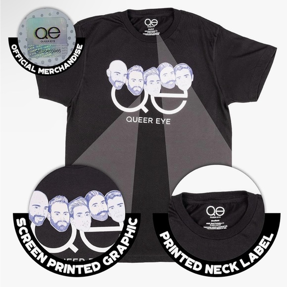 🏳️‍🌈 NWT! QE Unisex Cast Members Tshirt - Picture 5 of 6